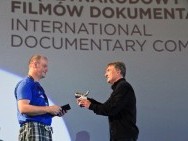 The Silver Horn Award: Ewan MacKinnon (the protagonist of the film, 'The Kid and The Clow') and Luciano Barisonen